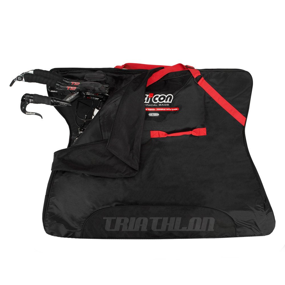SCICON Travel Basic Plus Triathlon Cycle Bag, Black, 125x22x90cm