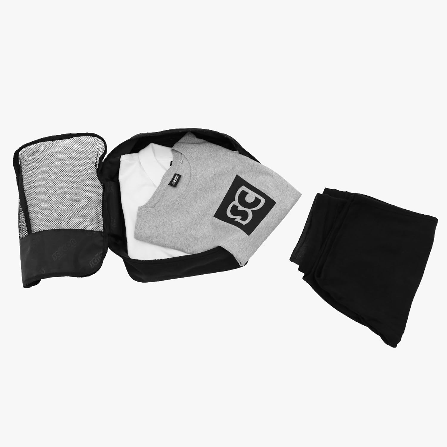 Scicon Sports Travel Packing Cubes Set (Black