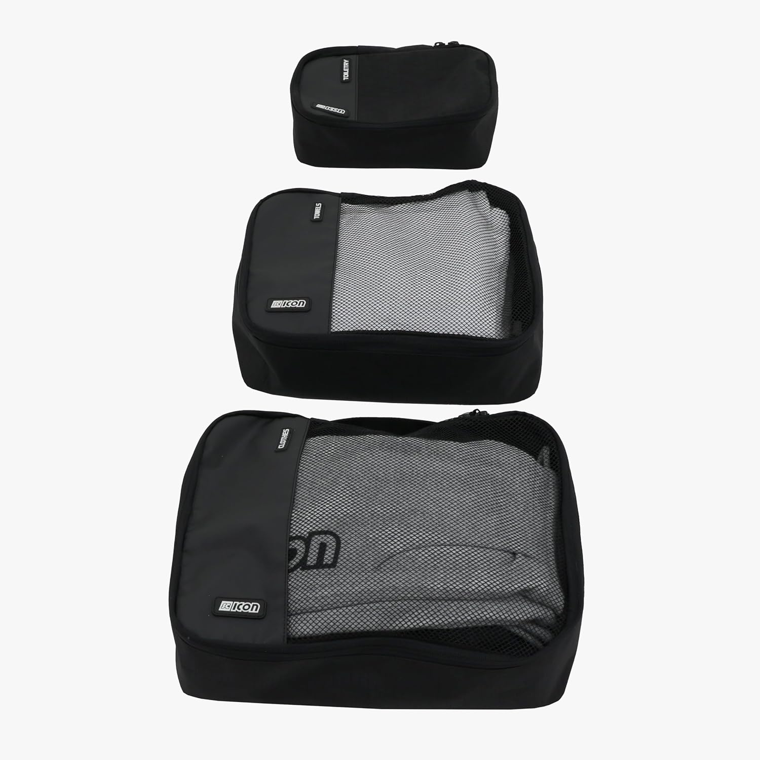 Scicon Sports Travel Packing Cubes Set (Black