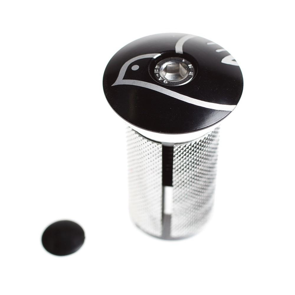 Columbus Top Cap + Expander for Carbon Steerer Forks, Black, 1-1/8"