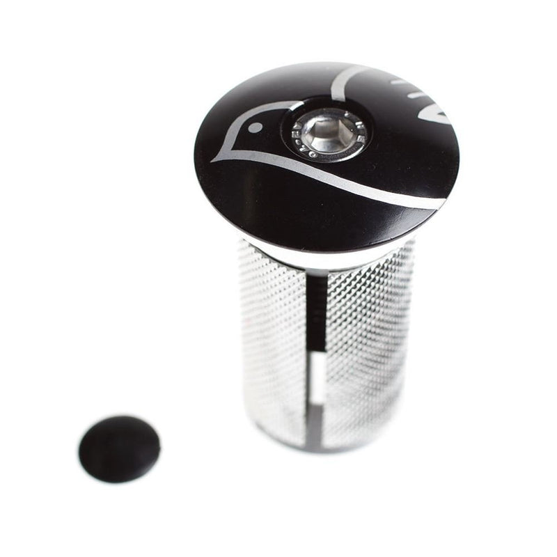Columbus Top Cap + Expander for Carbon Steerer Forks, Black, 1-1/8"