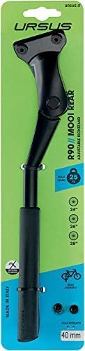 Ursus Mooi Rear 40mm Kickstand, Black, 24" / 26" / 28" (700c