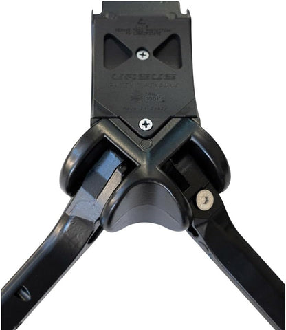 Ursus Jumbo Adjustable Double Kickstand, Black, 300mm