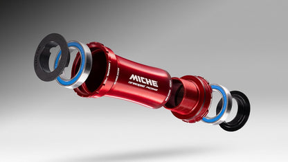 Miche Integrale RD Ceramic Speed Bottom Bracket, Red, 86.5x41 (BB86