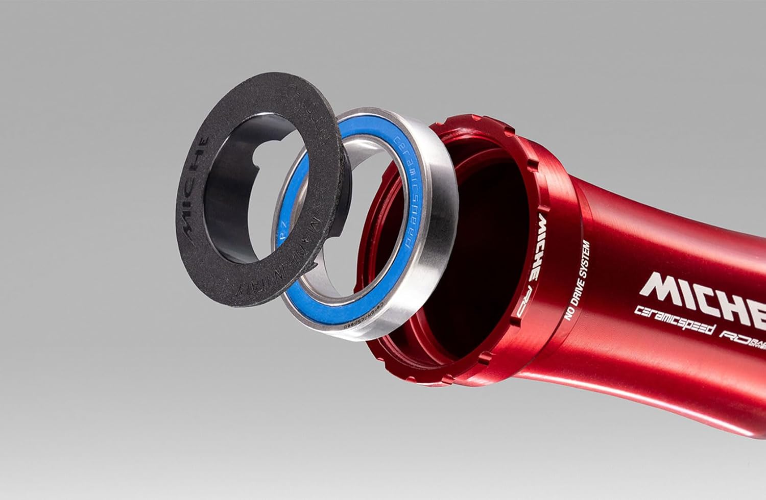 Miche Integrale RD Ceramic Speed Bottom Bracket, Red, 86.5x41 (BB86