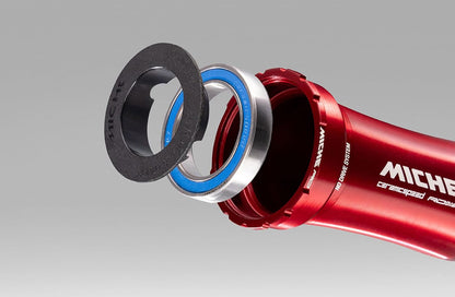 Miche Integrale RD Ceramic Speed Bottom Bracket, Red, 86.5x41 (BB86