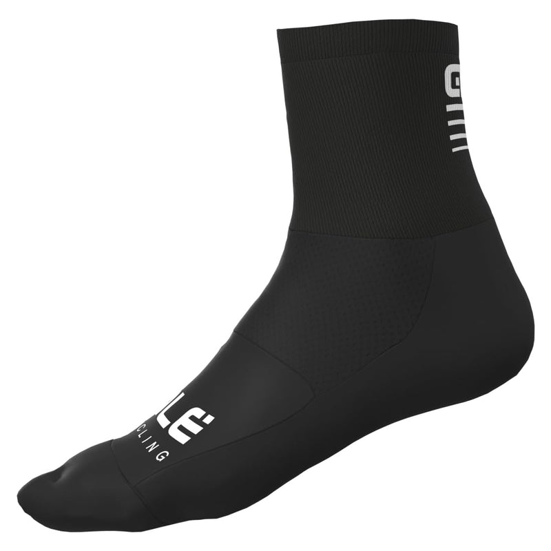 Alé Cycling Unisex Strada 2.0 Q-Skin 14cm Cycling Socks, Black, Small (EU 36-39
