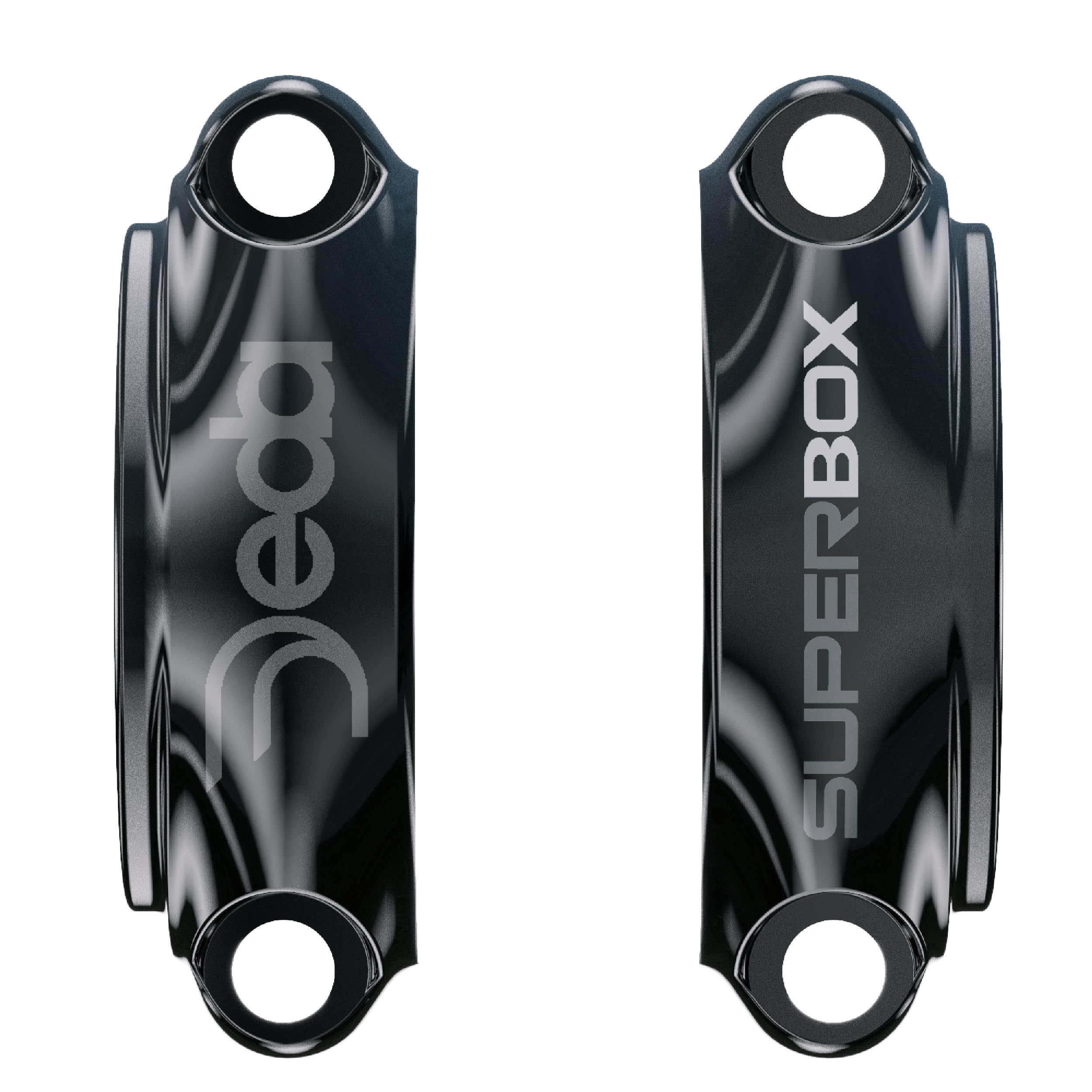 DEDA-ELEMENTI Fcsbx-dcr frontalino Unisex Adulto, Nero, Taglia Unica