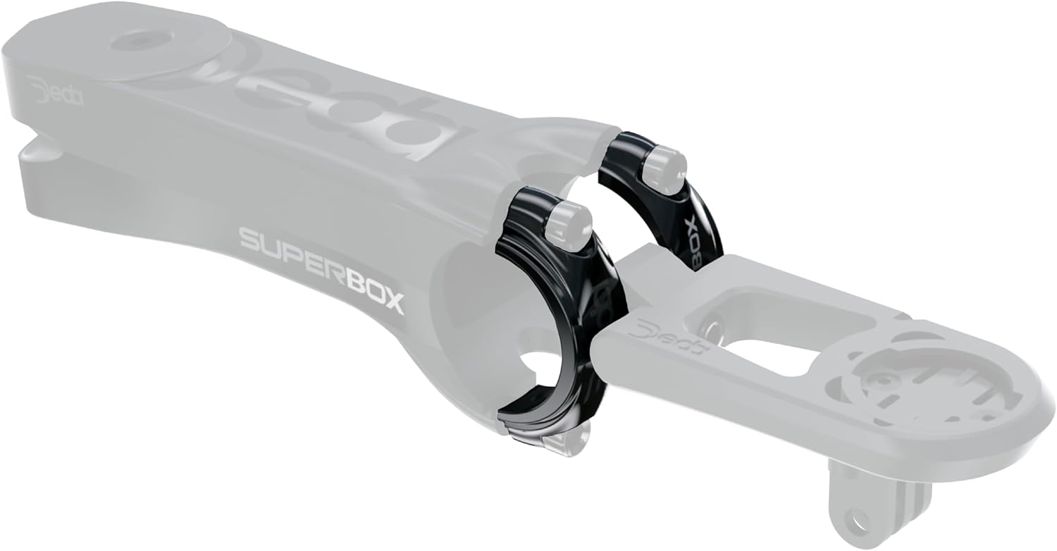 DEDA-ELEMENTI Fcsbx-dcr frontalino Unisex Adulto, Nero, Taglia Unica