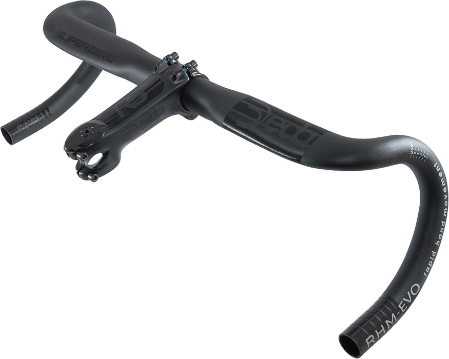 Deda Elementi Superzero Gravel Alloy Handlebars, Polish on Black (PoB