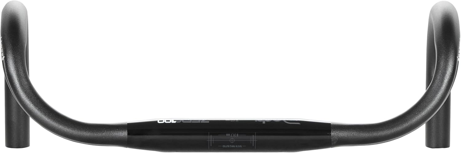 Deda Elementi Zero100 Handlebars, Black On Black (BoB), Deep Drop, 42cm