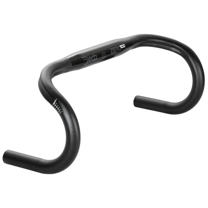 Deda Elementi Zero100 Handlebars, Black On Black (BoB), Deep Drop, 44cm