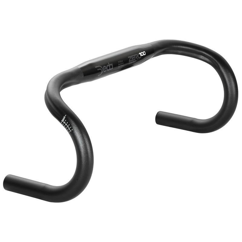 Deda Elementi Zero100 Handlebars, Black On Black (BoB), Deep Drop, 44cm