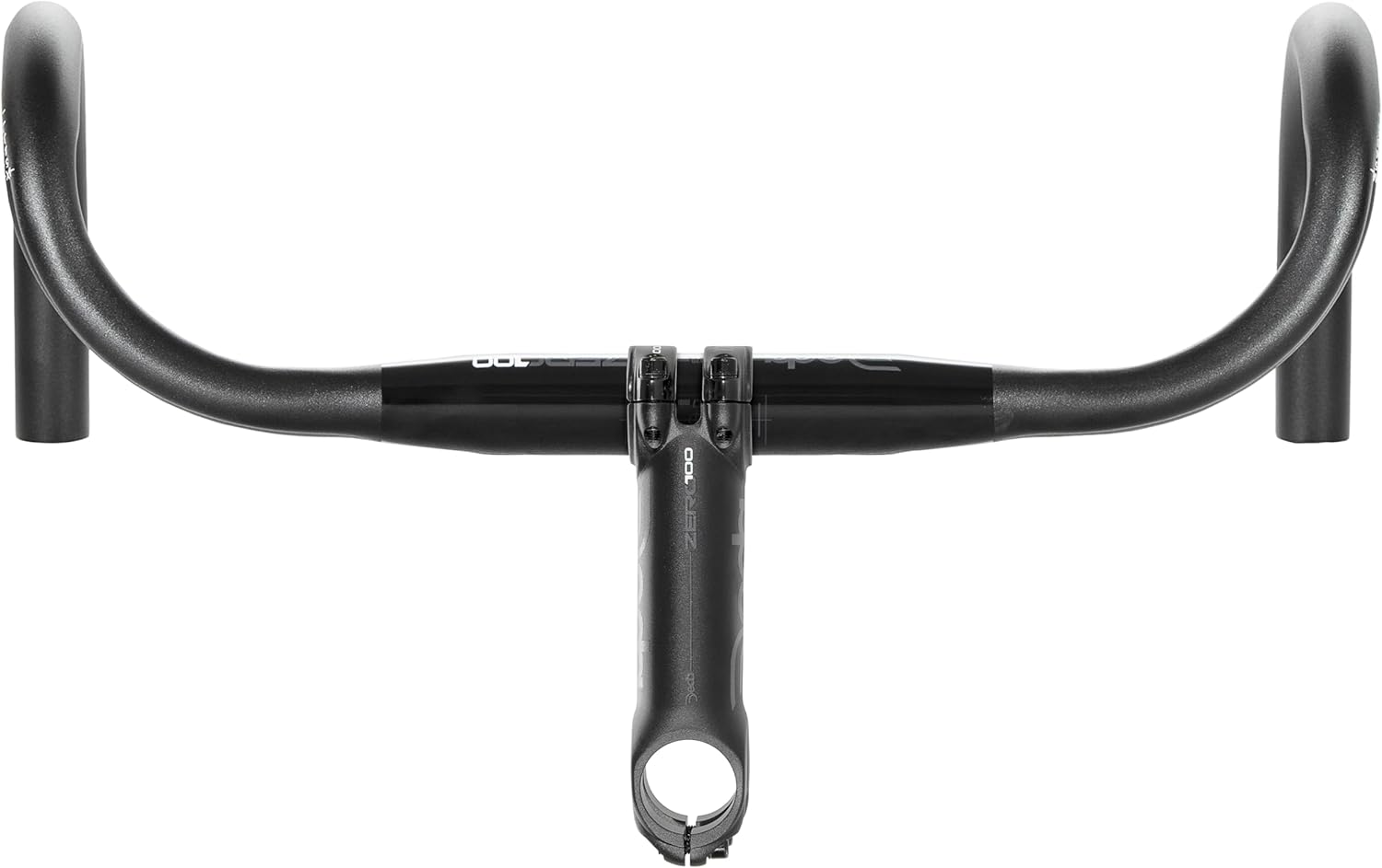 Deda Elementi Zero100 Handlebars, Black On Black (BoB), Deep Drop, 44cm
