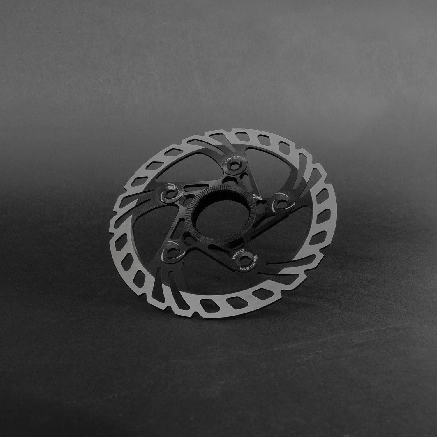 Deda Elementi Floating Disc Brake Rotor, Silver/Black