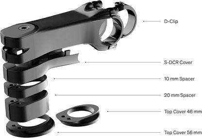 Deda Elementi Superbox DCR Stem, Polish on Black (PoB)