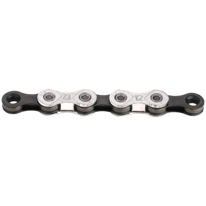 KMC 12 Speed eBike Chain, 128 Link, Black/Silver