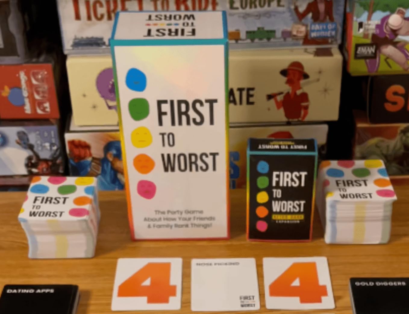 Party Game - The Card Game of Polarizing Priorities - How Will Your Friends and Family Rank Things? - for Kids, Adults, Families, Fun Parties and Board Games Night with Your Group