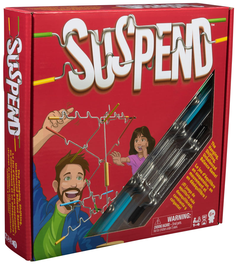 Spin Master Games, Suspend, A Balancing Family Game of Tricky Hangs & Steady Hands, Fun Activity for Kids, Adults & Family Game Night, Learning Toy, 1-4 Players, for Ages 6 & Up