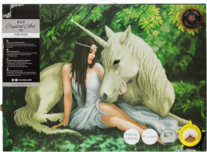 Pure Heart: Anne Stokes, 90x65cm Crystal Art Kit