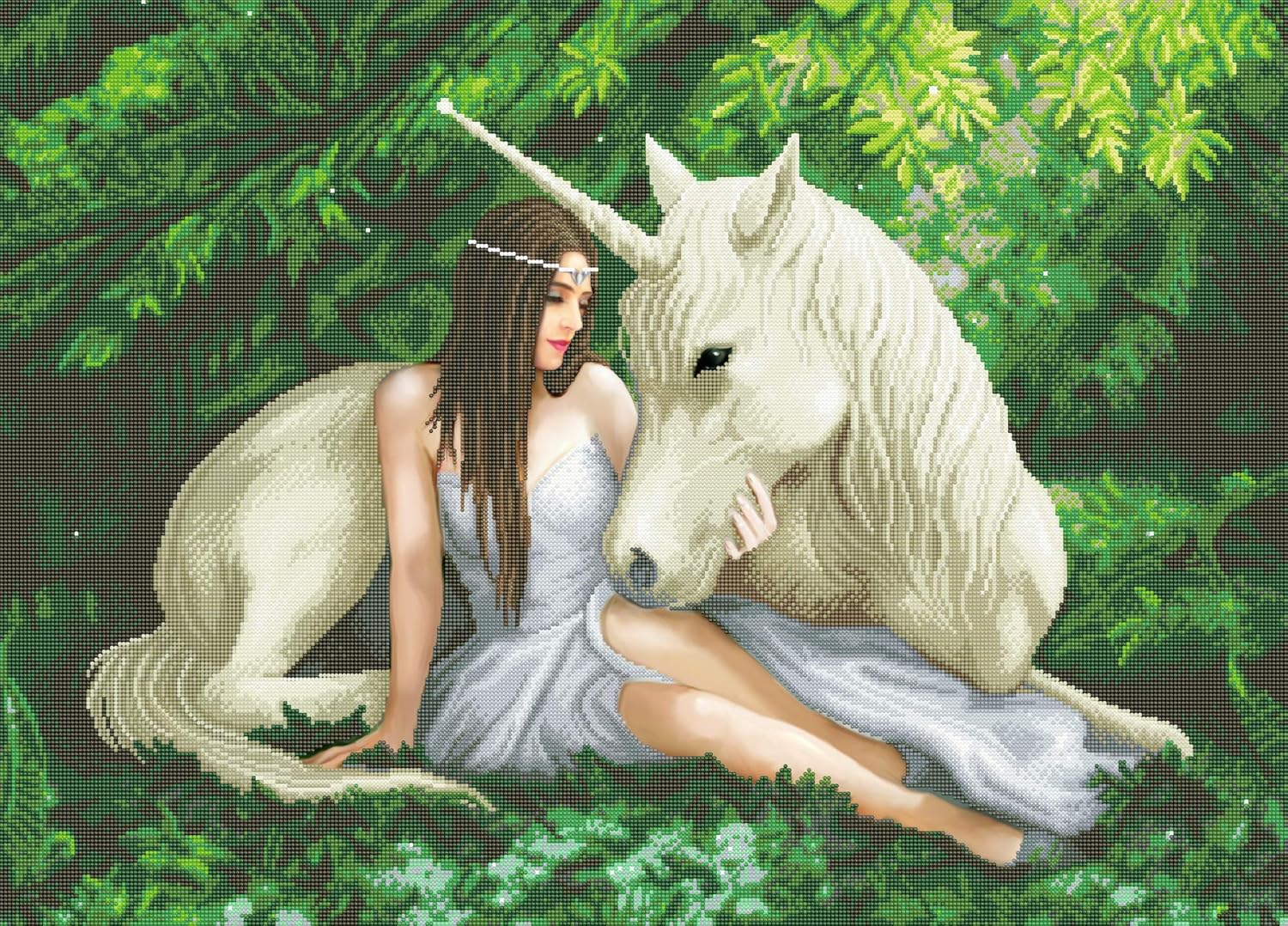 Pure Heart: Anne Stokes, 90x65cm Crystal Art Kit