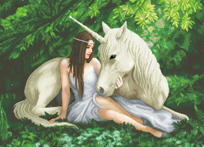 Pure Heart: Anne Stokes, 90x65cm Crystal Art Kit