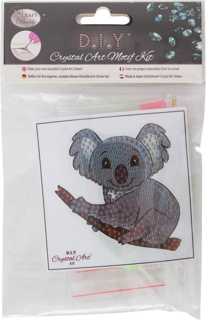 Koala Bear 9x9cm Crystal Art Motif