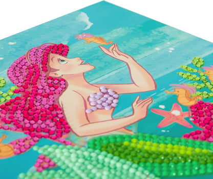 Craft Buddy Crystal Art CCK-DNY803 Ariel, 18x18cm Crystal Art Card