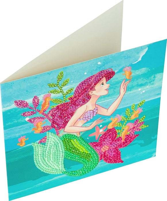 Craft Buddy Crystal Art CCK-DNY803 Ariel, 18x18cm Crystal Art Card
