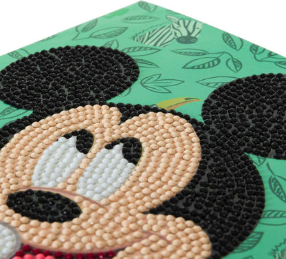 Happy Mickey 18x18cm Crystal Art Card