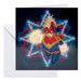 Captain Marvel 18x18cm Crystal Art Card