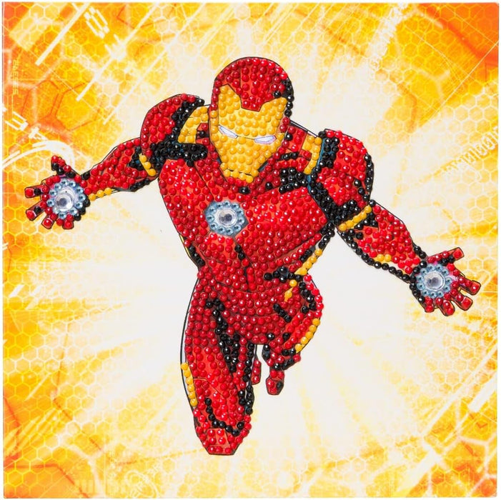 Ironman 18x18cm Crystal Art Card