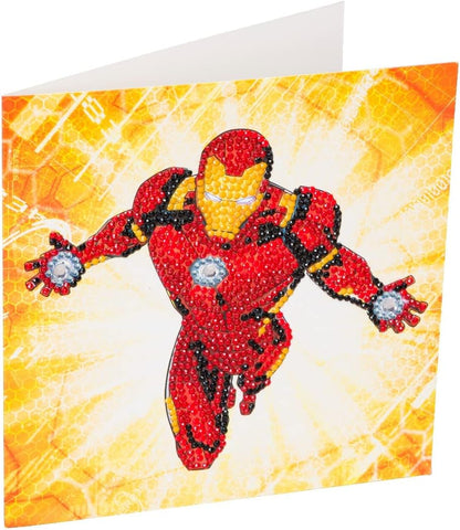 Ironman 18x18cm Crystal Art Card