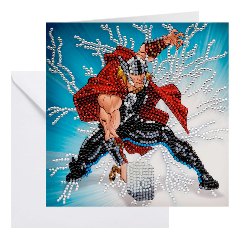 Thor 18x18cm Crystal Art Card
