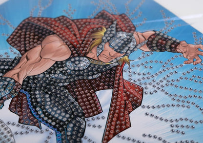 Thor 18x18cm Crystal Art Card