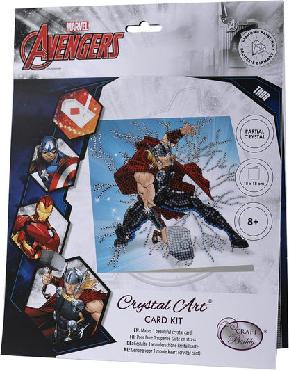 Thor 18x18cm Crystal Art Card