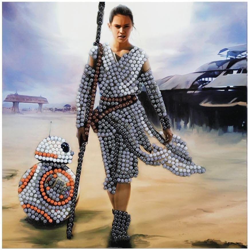 Rey 18x18cm Crystal Art Card