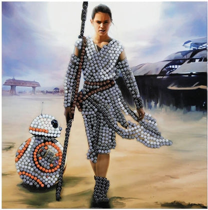 Rey 18x18cm Crystal Art Card