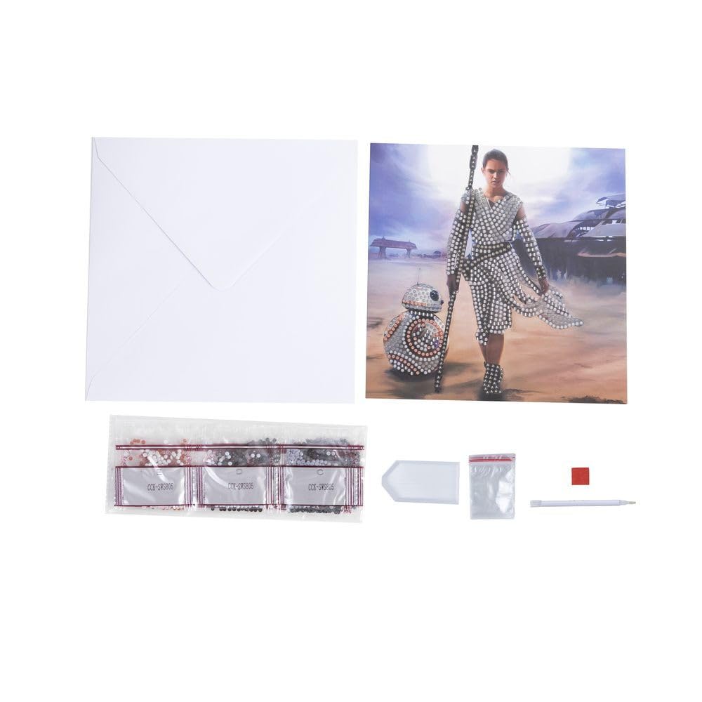 Rey 18x18cm Crystal Art Card