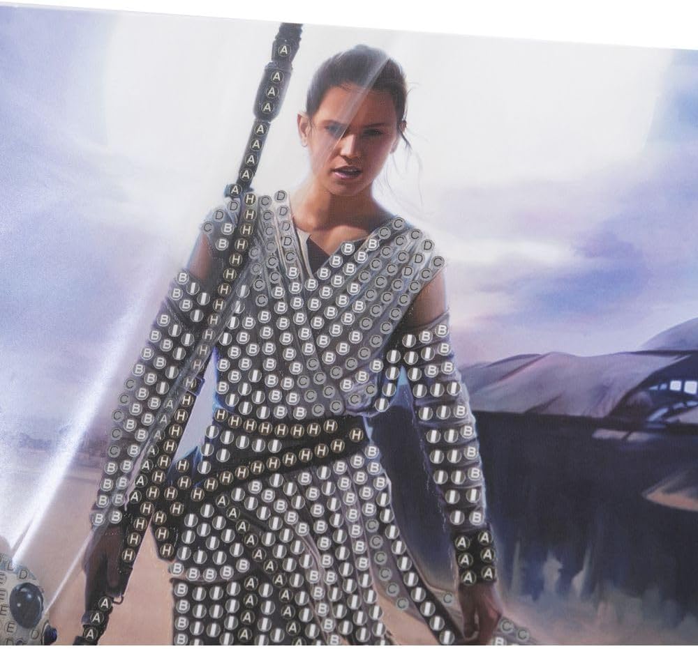 Rey 18x18cm Crystal Art Card