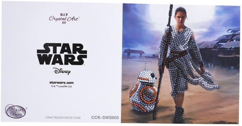 Rey 18x18cm Crystal Art Card