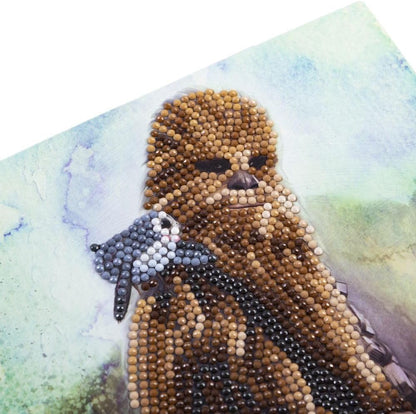 Chewbacca 18x18cm Crystal Art Card