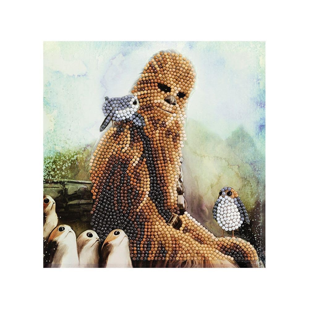 Chewbacca 18x18cm Crystal Art Card