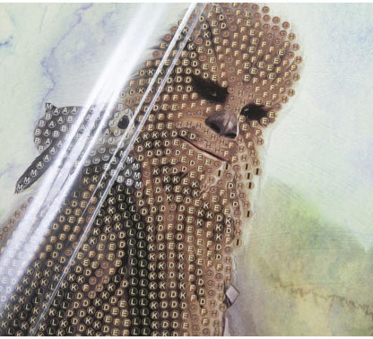 Chewbacca 18x18cm Crystal Art Card