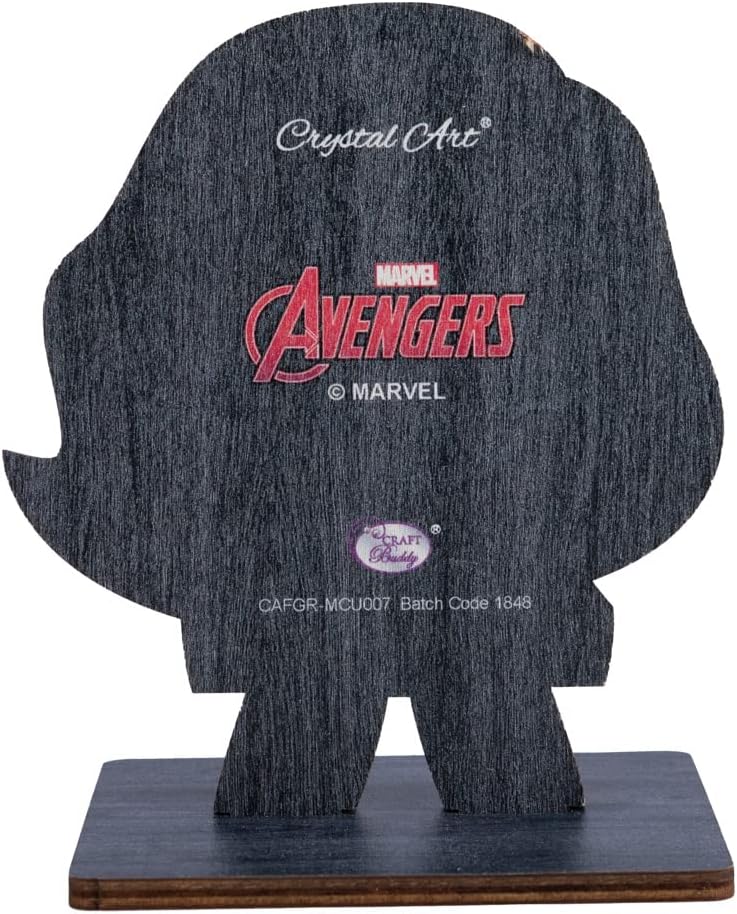 Black Widow Marvel Crystal Art Buddies Kit