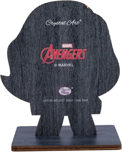 Black Widow Marvel Crystal Art Buddies Kit