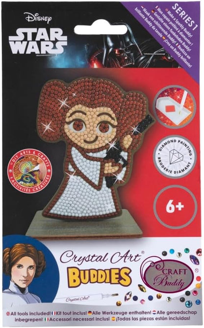 CRYSTAL ART Star Wars Diamond Figur Set - Prinzessin Leia
