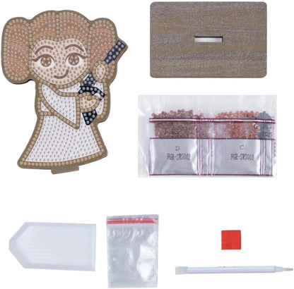 CRYSTAL ART Star Wars Diamond Figur Set - Prinzessin Leia