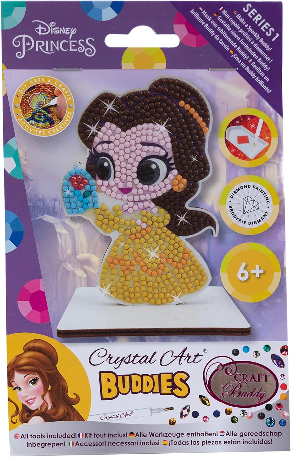 CRYSTAL ART Disney Diamond Figur Set - Belle