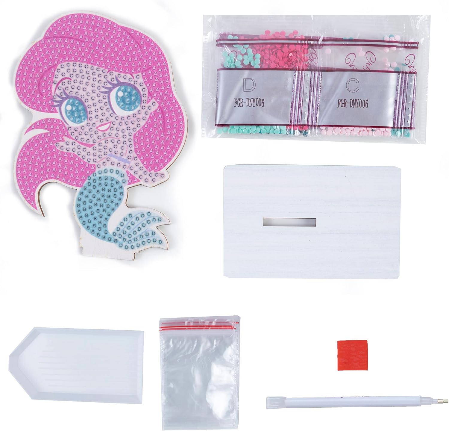 Little Mermaid Crystal Art Buddy